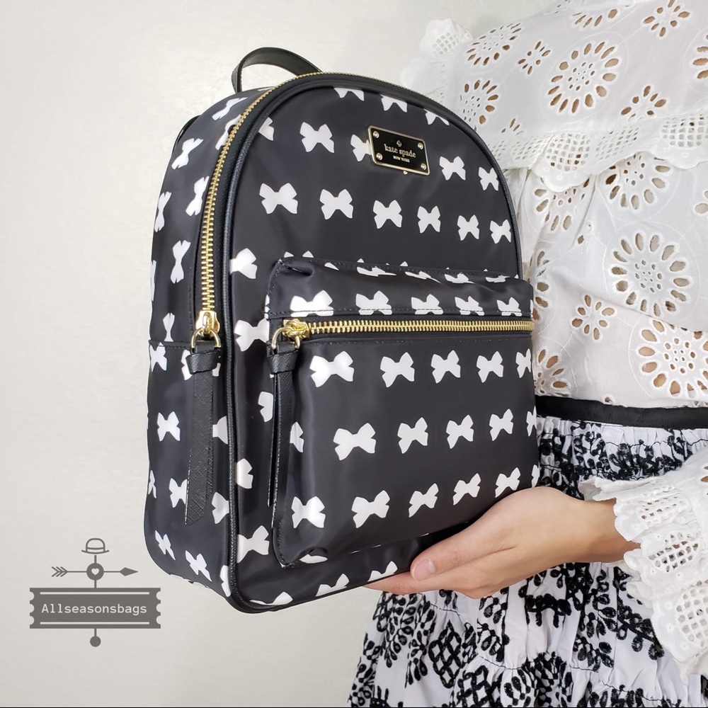 NWT Kate Spade Small Bradley Wilson bow Backpack - Picture 6 of 8